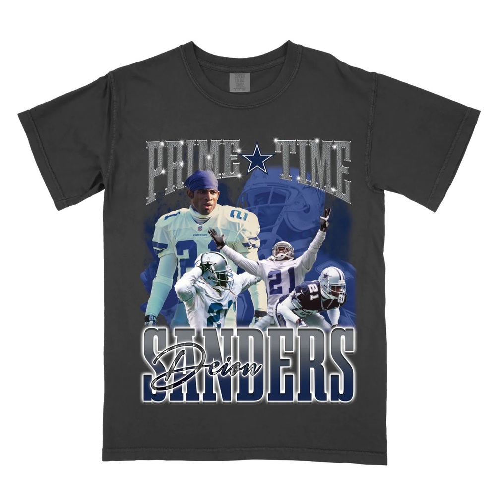 Prime Time Deion Sanders Dallas Cowboys tee
